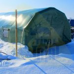 Пневмокаркасная палатка –  ремонтный бокс для техники