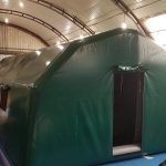 Надувная палатка МЧС — пневмокаркасный мобильный модуль