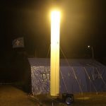 Световая вышка «Надувной фонарь для МЧС» с генератором
