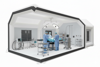 Надувная мобильная операционная (госпиталь)