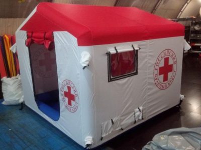 Надувная пневмокаркасная палатка «ПКП ТТ-9» - Красный Крест