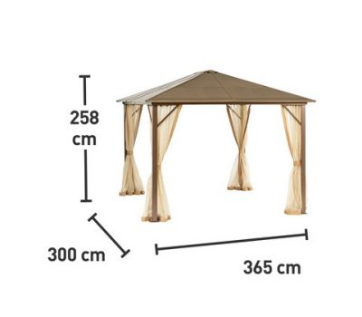 Садовый шатер , размеры 2,5 х 3 х 3,6 м.